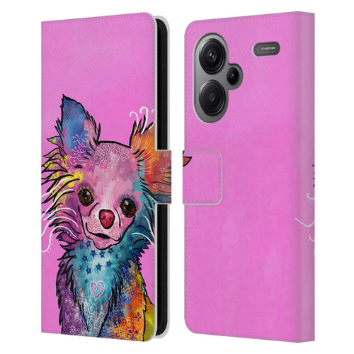 Duirwaigh Animals Chihuahua Dog Leather Book Wallet Case Cover For Xiaomi Redmi Note 13 Pro Plus 5G