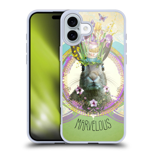 Duirwaigh Boho Animals Rabbit Soft Gel Case for Apple iPhone 16 Plus & MagSafe