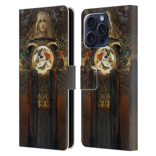 Duirwaigh God Butterfly Leather Book Wallet Case Cover For Apple iPhone 16 Pro Max