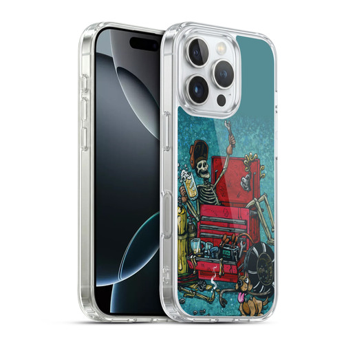 David Lozeau Colourful Art Garage Soft Gel Case for Apple iPhone 16 Pro & MagSafe