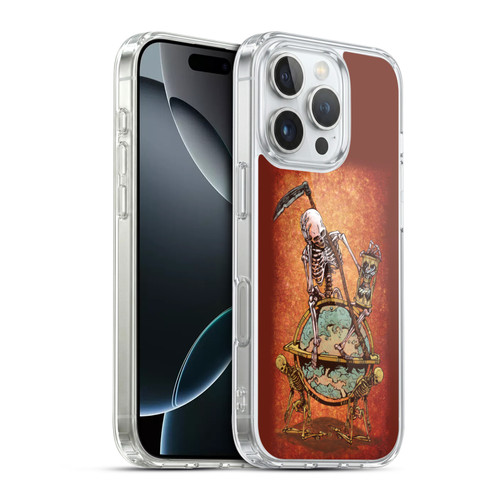 David Lozeau Colourful Art Memento Mori Soft Gel Case for Apple iPhone 16 Pro & MagSafe