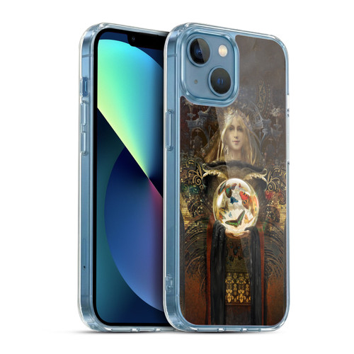 Duirwaigh God Butterfly Soft Gel Case for Apple iPhone 13 Mini & MagSafe