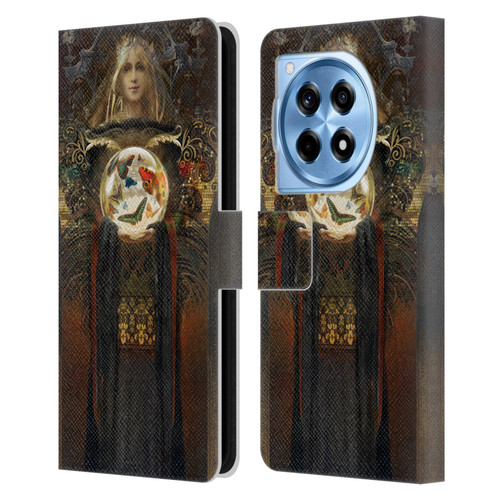 Duirwaigh God Butterfly Leather Book Wallet Case Cover For OnePlus 12R