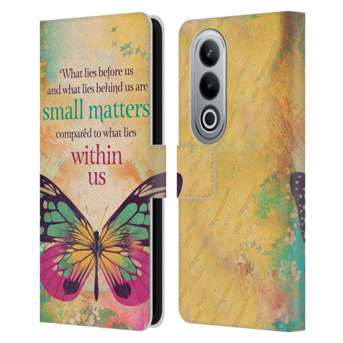 Duirwaigh Insects Butterfly 2 Leather Book Wallet Case Cover For OPPO OnePlus Ace 3V 5G