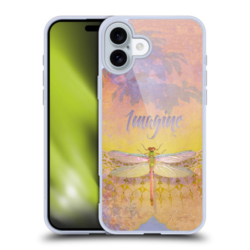 Duirwaigh Insects Dragonfly 2 Soft Gel Case for Apple iPhone 16 Plus & MagSafe