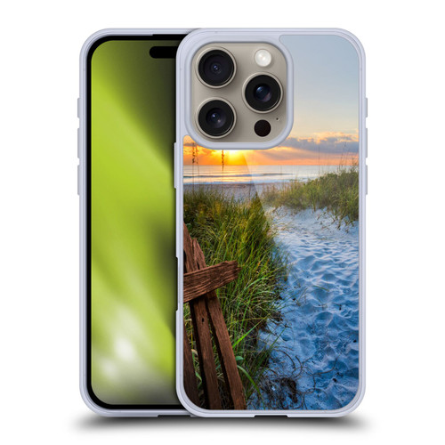 Celebrate Life Gallery Beaches Sandy Trail Soft Gel Case for Apple iPhone 16 Pro