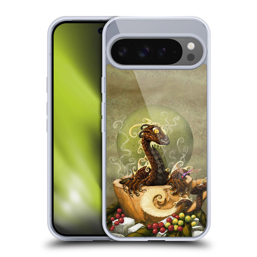 Stanley Morrison Art Brown Coffee Dragon Dragonfly Soft Gel Case for Google Pixel 9 Pro XL