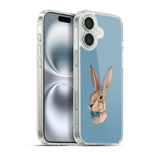Barruf Animals Hare Soft Gel Case for Apple iPhone 16 Plus & MagSafe