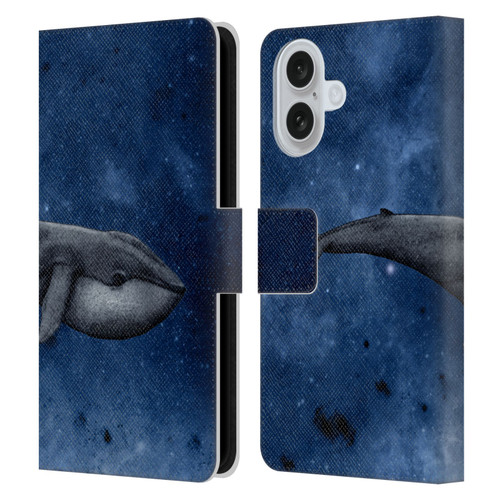 Barruf Animals The Whale Leather Book Wallet Case Cover For Apple iPhone 16