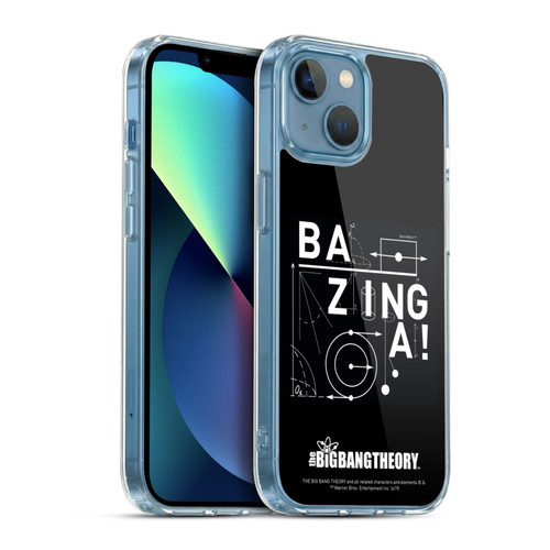 The Big Bang Theory Bazinga Physics Soft Gel Case for Apple iPhone 13 Mini & MagSafe