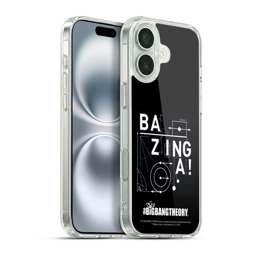 The Big Bang Theory Bazinga Physics Soft Gel Case for Apple iPhone 16 Plus & MagSafe