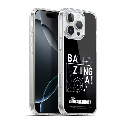 The Big Bang Theory Bazinga Physics Soft Gel Case for Apple iPhone 16 Pro Max & MagSafe