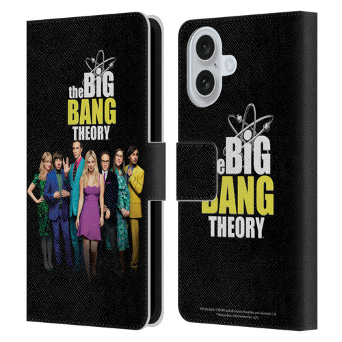 The Big Bang Theory Key Art Season 11 B Leather Book Wallet Case Cover For Apple iPhone 16
