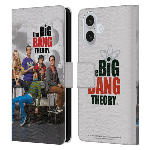 The Big Bang Theory Key Art Season 3 Leather Book Wallet Case Cover For Apple iPhone 16