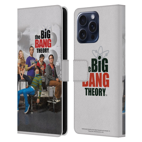 The Big Bang Theory Key Art Season 3 Leather Book Wallet Case Cover For Apple iPhone 16 Pro Max