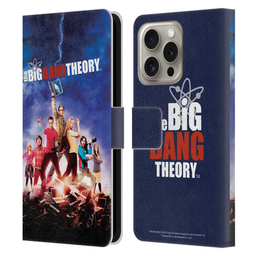 The Big Bang Theory Key Art Season 5 Leather Book Wallet Case Cover For Apple iPhone 16 Pro