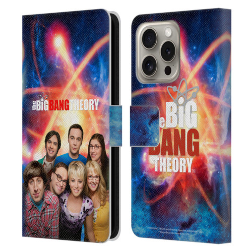 The Big Bang Theory Key Art Season 8 Leather Book Wallet Case Cover For Apple iPhone 16 Pro