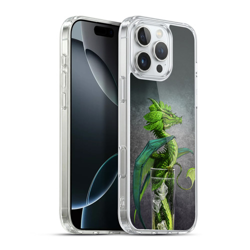 Stanley Morrison Dragons Green Mojito Drink Soft Gel Case for Apple iPhone 16 Pro Max & MagSafe