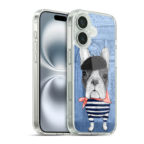 Barruf Dogs French Bulldog Soft Gel Case for Apple iPhone 16 & MagSafe