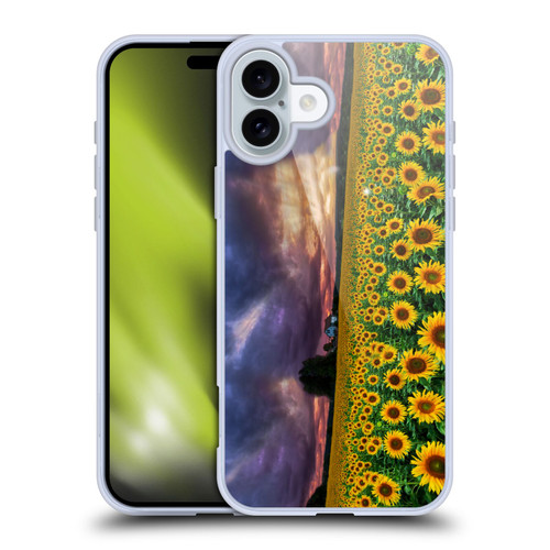 Celebrate Life Gallery Florals Stormy Sunrise Soft Gel Case for Apple iPhone 16 Plus