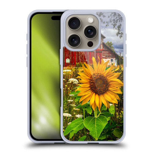 Celebrate Life Gallery Florals Barn Meadow Flowers Soft Gel Case for Apple iPhone 16 Pro
