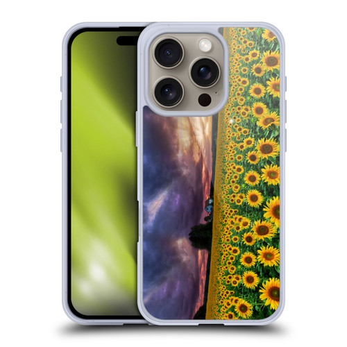 Celebrate Life Gallery Florals Stormy Sunrise Soft Gel Case for Apple iPhone 16 Pro