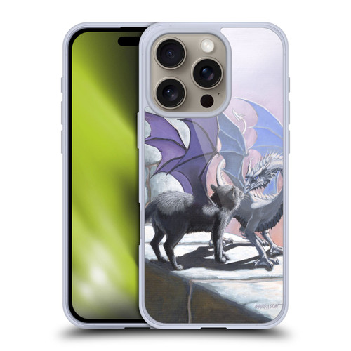 Stanley Morrison Dragons 2 Black Winged Cat Soft Gel Case for Apple iPhone 16 Pro