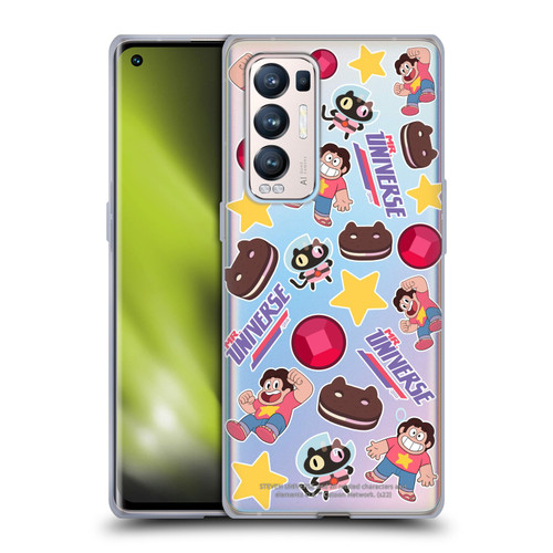 Steven Universe Graphics Icons Soft Gel Case for OPPO Find X3 Neo / Reno5 Pro+ 5G