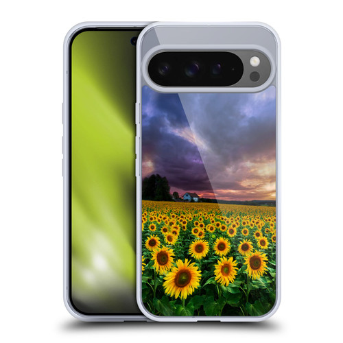 Celebrate Life Gallery Florals Stormy Sunrise Soft Gel Case for Google Pixel 9 Pro XL