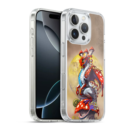 Stanley Morrison Dragons 3 Mushroom Garden Soft Gel Case for Apple iPhone 16 Pro & MagSafe