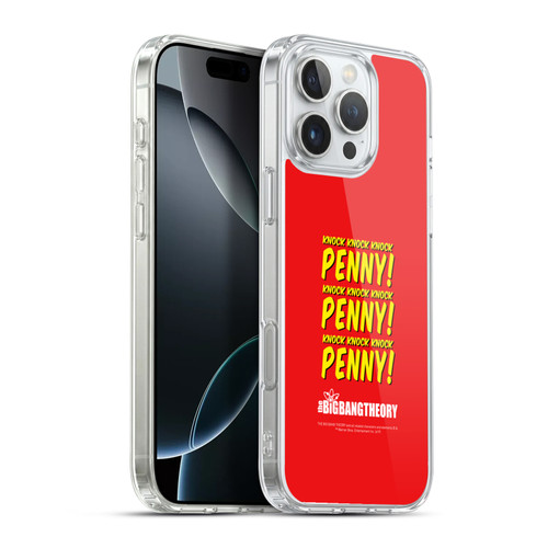 The Big Bang Theory Iconic Sheldon Knock Soft Gel Case for Apple iPhone 16 Pro Max & MagSafe