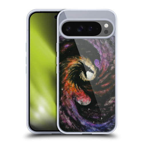 Stanley Morrison Dragons 3 Swirling Starry Galaxy Soft Gel Case for Google Pixel 9 Pro XL