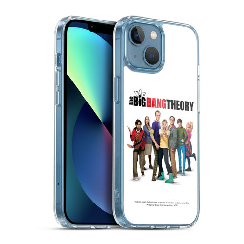 The Big Bang Theory Key Art Season 10 Soft Gel Case for Apple iPhone 13 Mini & MagSafe