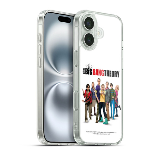 The Big Bang Theory Key Art Season 10 Soft Gel Case for Apple iPhone 16 Plus & MagSafe