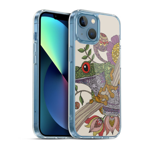 Valentina Animals And Floral Frog Soft Gel Case for Apple iPhone 13 Mini & MagSafe