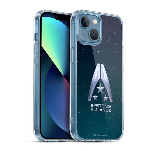 EA Bioware Mass Effect Graphics Systems Alliance Logo Soft Gel Case for Apple iPhone 13 Mini & MagSafe