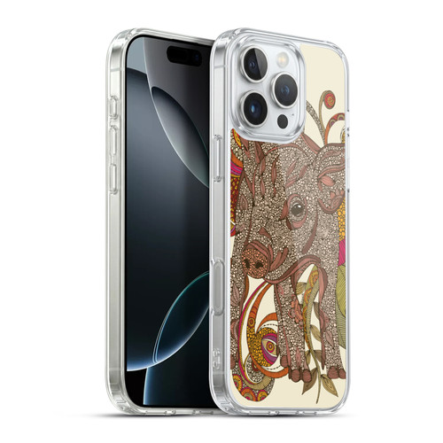 Valentina Animals And Floral Pig Soft Gel Case for Apple iPhone 16 Pro Max & MagSafe