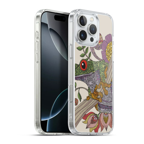 Valentina Animals And Floral Frog Soft Gel Case for Apple iPhone 16 Pro Max & MagSafe