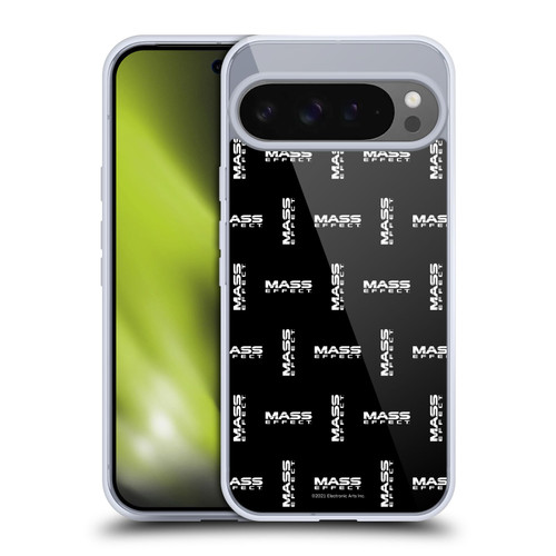 EA Bioware Mass Effect Graphics Logo Pattern Soft Gel Case for Google Pixel 9 Pro XL