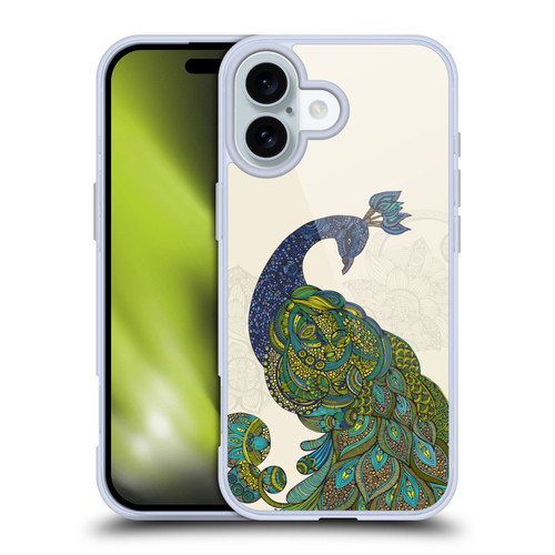 Valentina Birds Peacock Tail Soft Gel Case for Apple iPhone 16