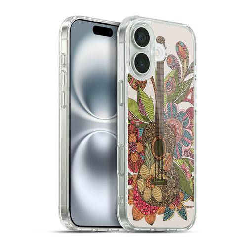 Valentina Bloom Ever Guitar Soft Gel Case for Apple iPhone 16 Plus & MagSafe