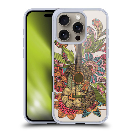 Valentina Bloom Ever Guitar Soft Gel Case for Apple iPhone 16 Pro
