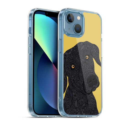 Valentina Dogs Black Labrador Soft Gel Case for Apple iPhone 13 Mini & MagSafe