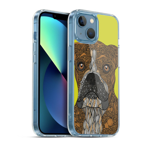 Valentina Dogs Boxer Soft Gel Case for Apple iPhone 13 Mini & MagSafe