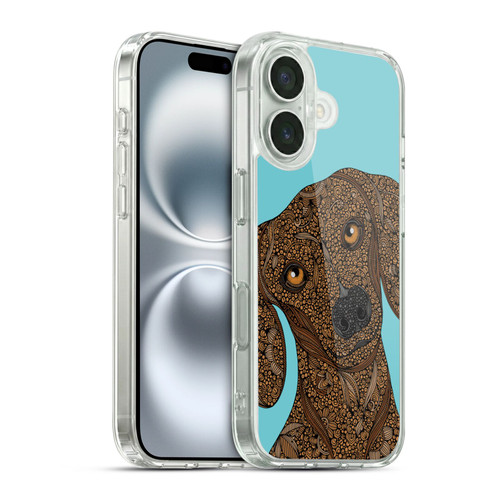 Valentina Dogs Dachshund Soft Gel Case for Apple iPhone 16 & MagSafe