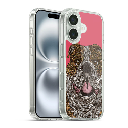 Valentina Dogs English Bulldog Soft Gel Case for Apple iPhone 16 & MagSafe