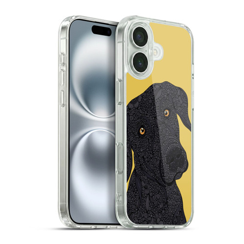 Valentina Dogs Black Labrador Soft Gel Case for Apple iPhone 16 Plus & MagSafe
