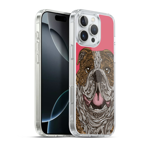Valentina Dogs English Bulldog Soft Gel Case for Apple iPhone 16 Pro Max & MagSafe