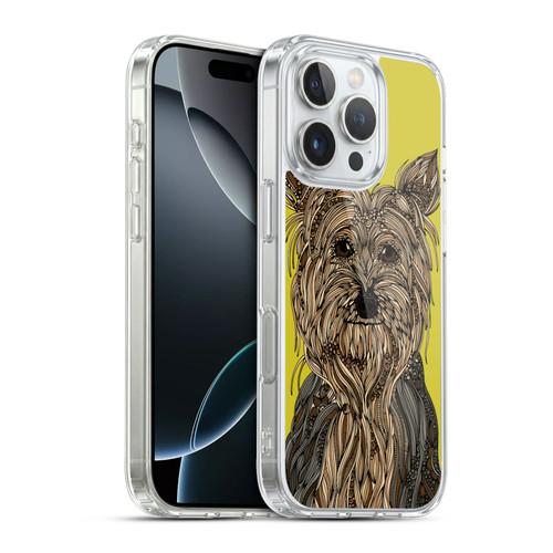 Valentina Dogs Yorkshire Terrier Soft Gel Case for Apple iPhone 16 Pro & MagSafe
