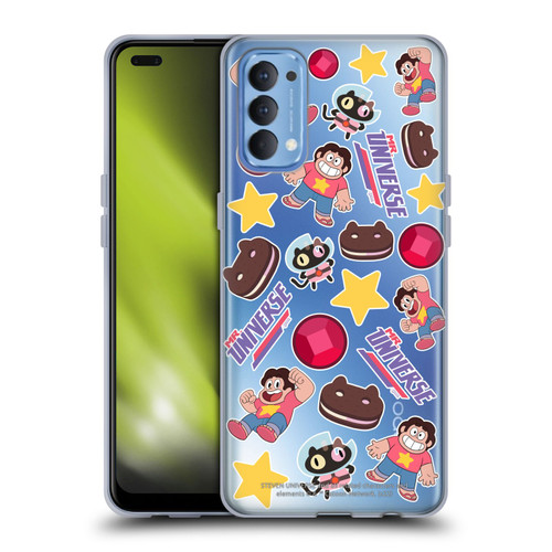 Steven Universe Graphics Icons Soft Gel Case for OPPO Reno 4 5G
